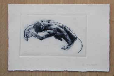 Original Expressionism Nude Printmaking by Gerrie Severens