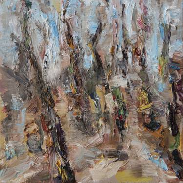 Original Abstract Tree Paintings by Gerrie Severens