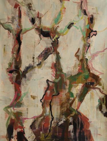 Original Abstract Tree Paintings by Gerrie Severens