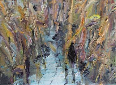 Original Abstract Landscape Paintings by Gerrie Severens