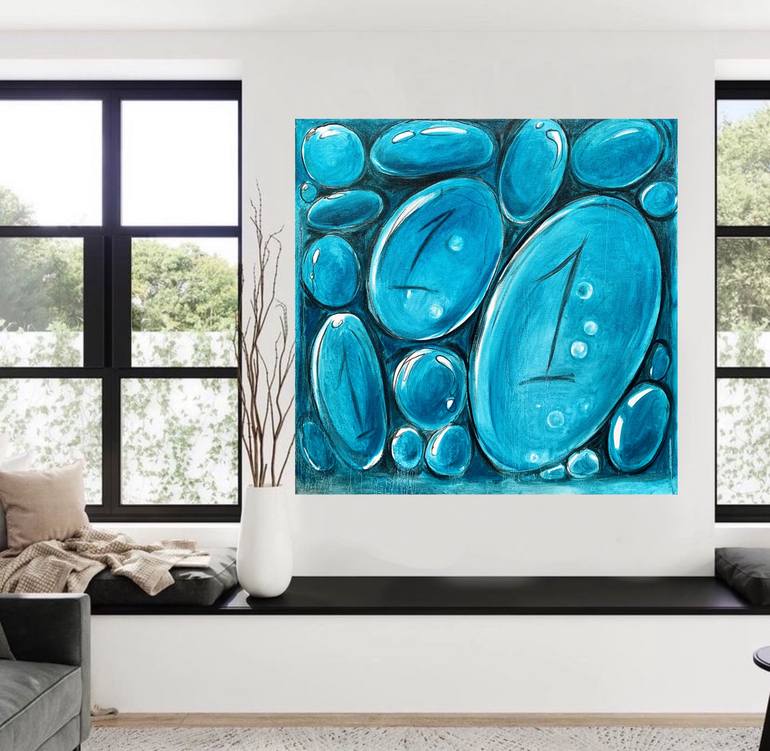 Original Street Art Abstract Painting by Mary Magdalene