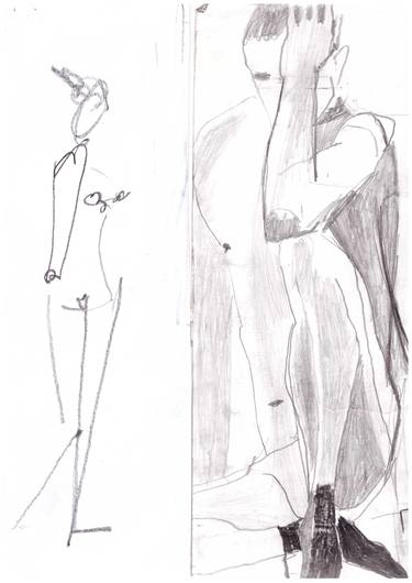 Print of Body Drawings by Mariia Korotkova
