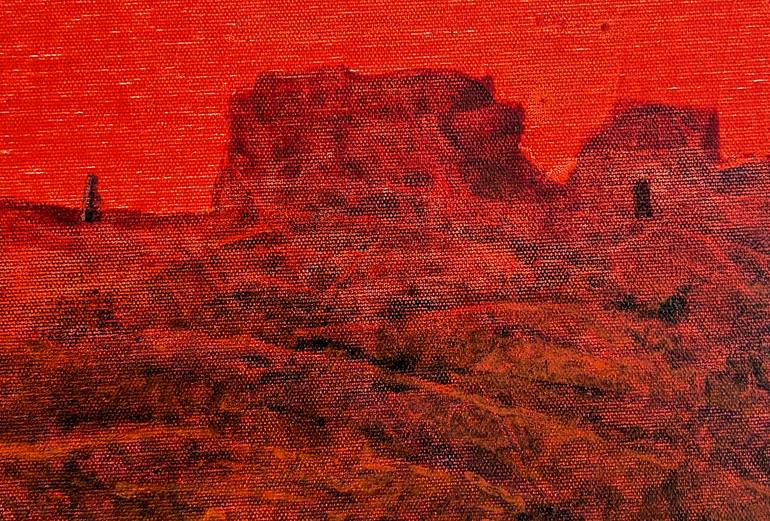 Original Conceptual Time Painting by Tiago Bárzana