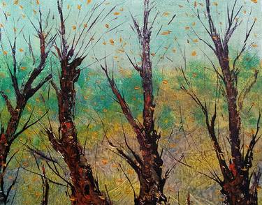 Original Impressionism Tree Paintings by Tiago Bárzana