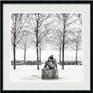 Printed with fine art paper 

Studio art print 

White border included

Signé on back 2/20

Maillol on the snow in Paris les Tuileries