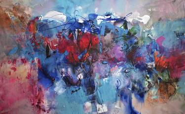 Original Fine Art Abstract Paintings by Gabi Ger