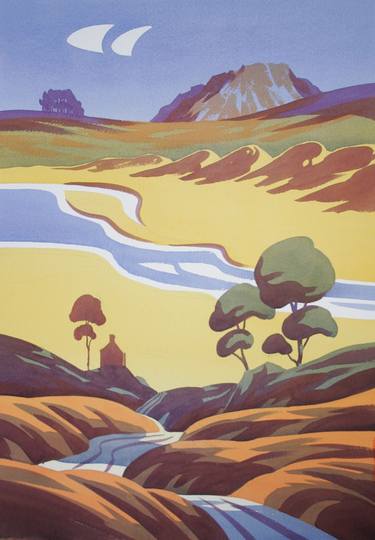 Original Landscape Paintings by M J Forster