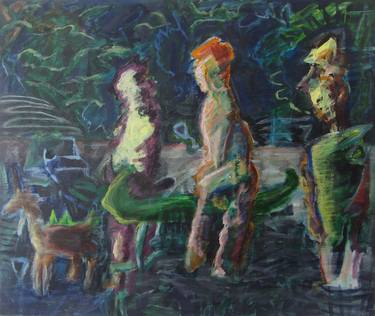 Original Expressionism People Paintings by Tommy Andreasen