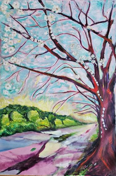 Original Impressionism Landscape Paintings by Agnes Bae