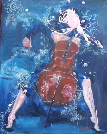 Original Fine Art Performing Arts Paintings by Agnes Bae