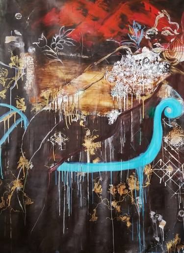 Original Abstract Expressionism Abstract Paintings by Agnes Bae