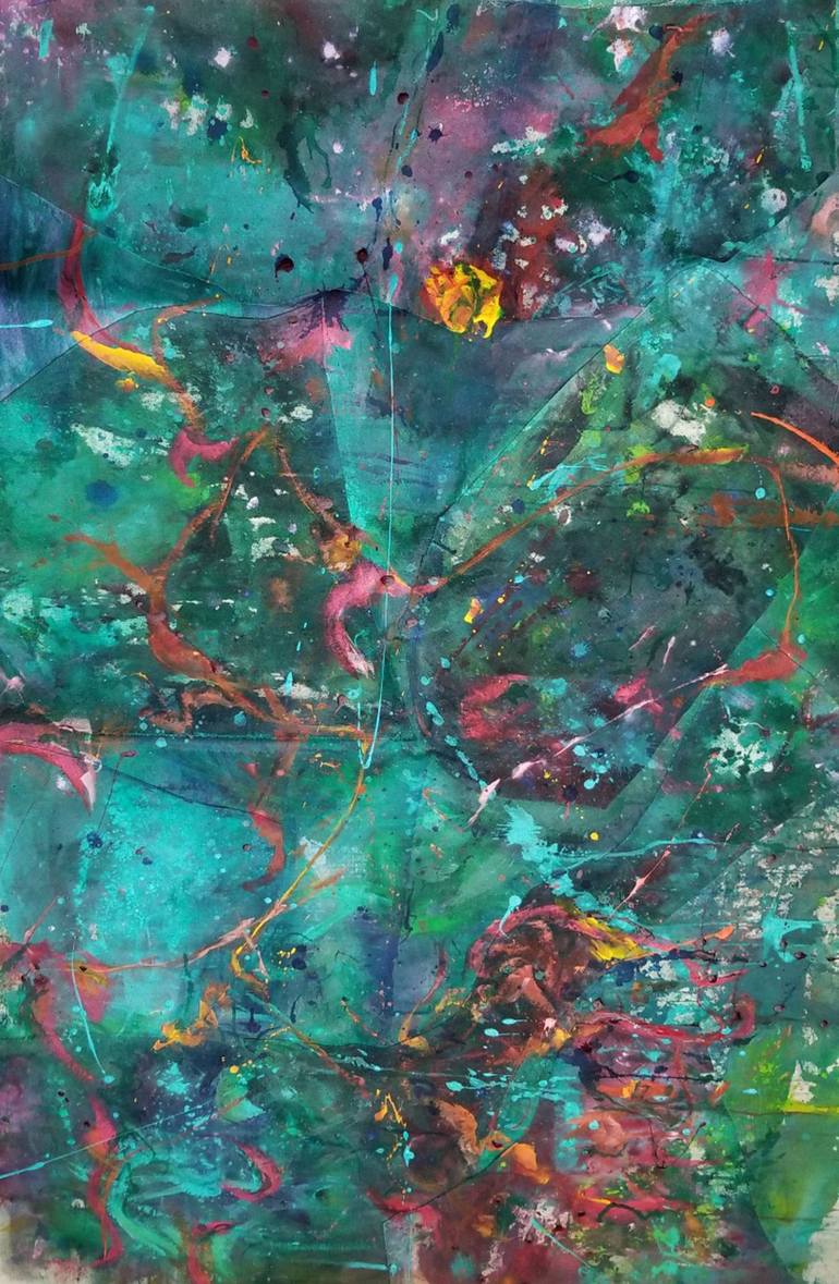 Original Abstract Painting by Agnes Bae