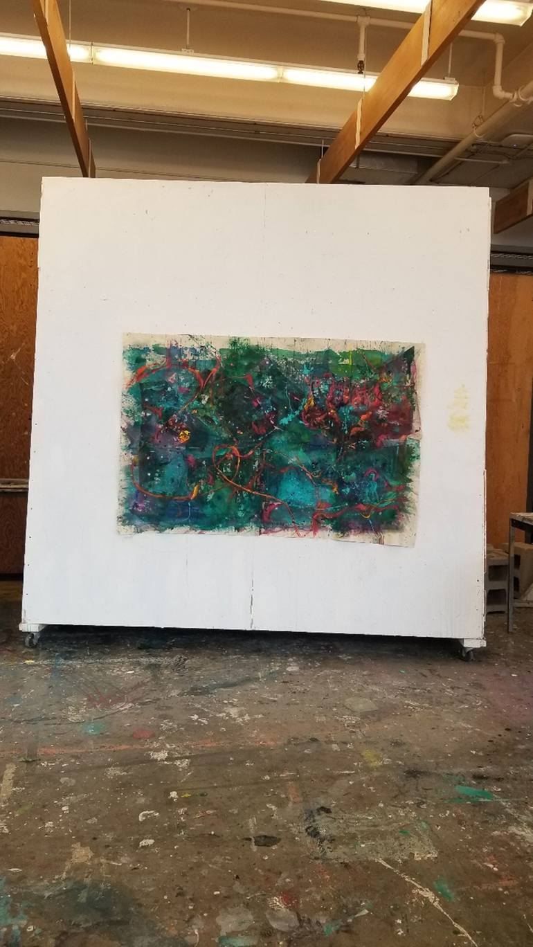 Original Abstract Painting by Agnes Bae