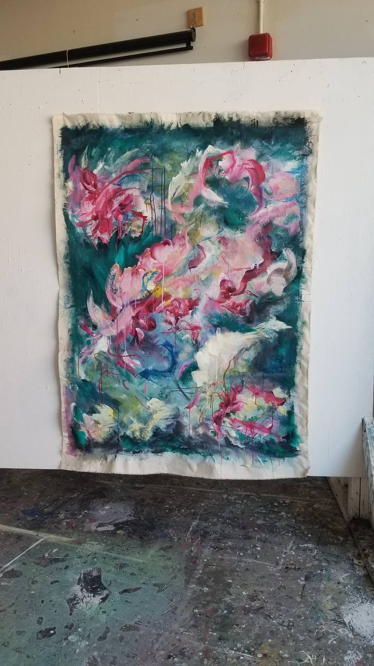 Original Abstract Painting by Agnes Bae