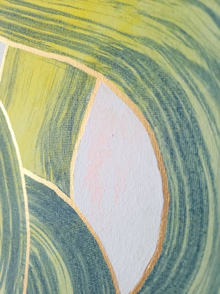 Original Abstract Expressionism Botanic Painting by William Dwiggins