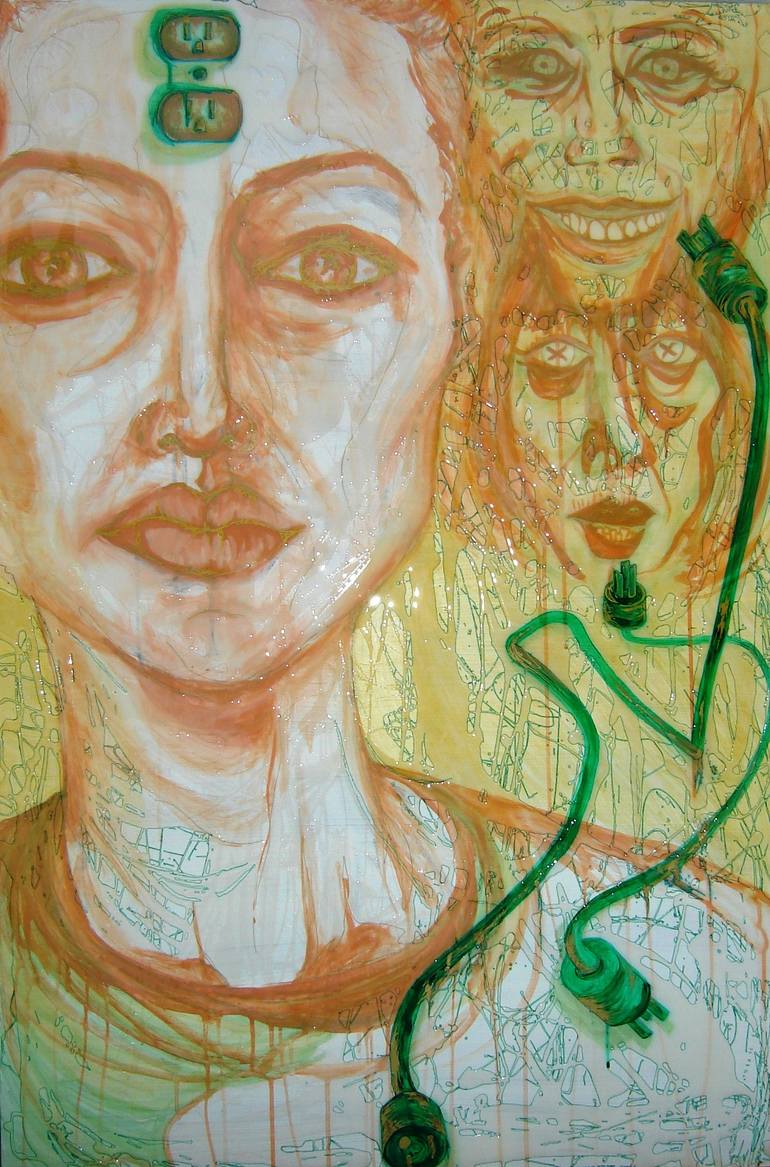 Print of Conceptual Science/Technology Paintings by Ginger Pennington