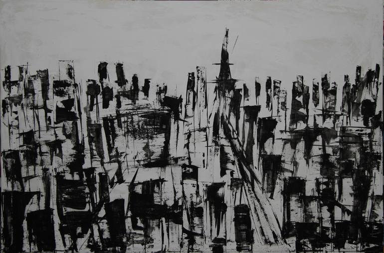 Untitled Cities series Painting by Giovanni de Michele Saatchi Art