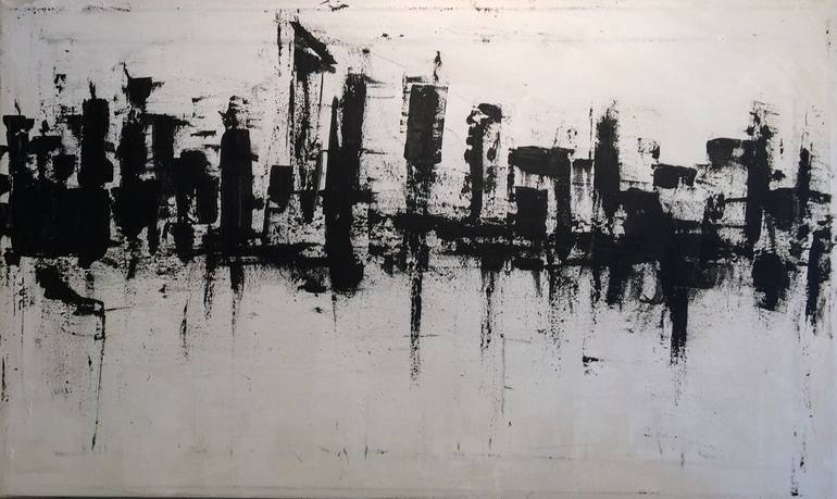 Untitiled cities series Painting by Giovanni de Michele Saatchi Art