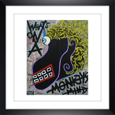 Limited Edt. Art Print – WHAT’S ON A MONKEY’S MIND thumb