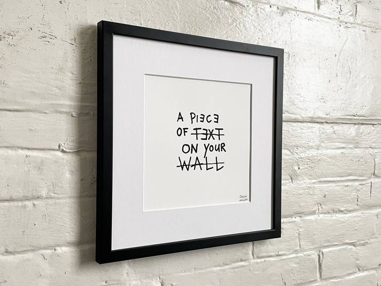 Original Contemporary Calligraphy Printmaking by Frank Willems