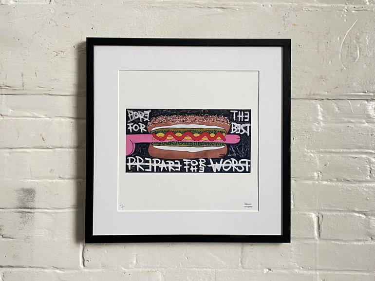 Original Contemporary Food Printmaking by Frank Willems