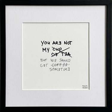 Limited Edt. Text Print – CUP OF TEA thumb