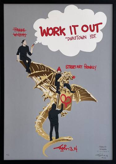 Limited Edition Art Print – A2 – WORK IT OUT *Duketown Edt.* thumb