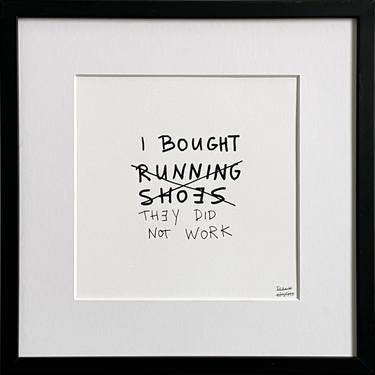 Limited Edt. Text Print – RUNNING SHOES thumb