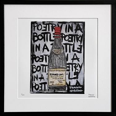 Limited Edt. Art Print – ROMANEE-CONTI /// POETRY IN A BOTTLE thumb