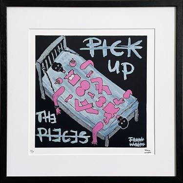 Original Street Art Humor Printmaking by Frank Willems