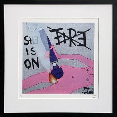 Limited Edt. Art Print – SHE IS ON FIRE thumb