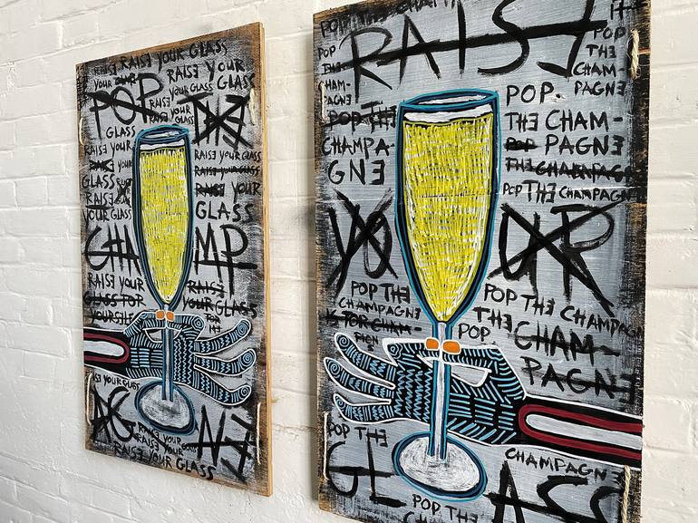 Original Street Art Food & Drink Painting by Frank Willems