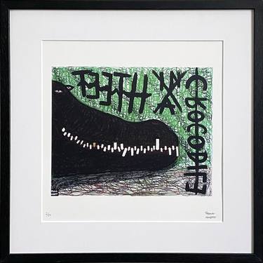 Limited Edt. Art Print – TEETH IN A CROCODILE thumb