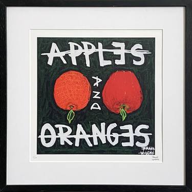 Original Street Art Food Printmaking by Frank Willems