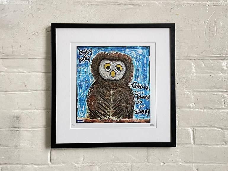 Original Street Art Animal Printmaking by Frank Willems