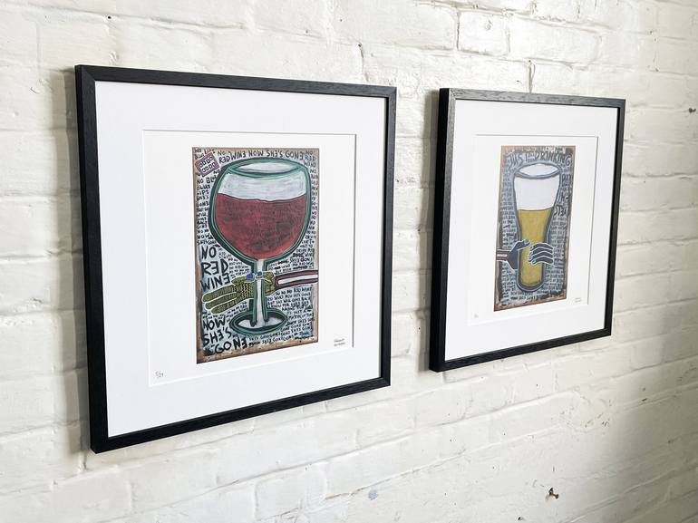 Original Contemporary Food & Drink Printmaking by Frank Willems