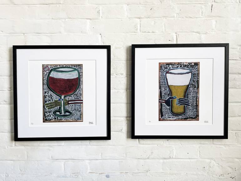 Original Contemporary Food & Drink Printmaking by Frank Willems