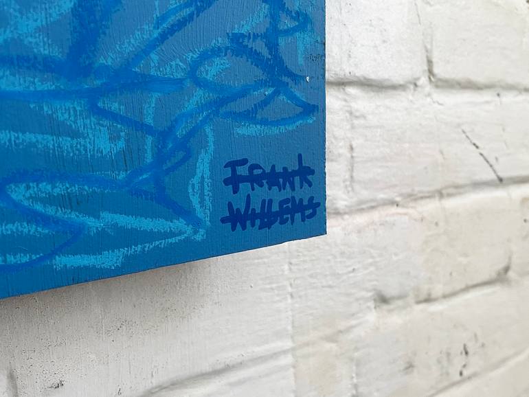 Original Street Art Humor Painting by Frank Willems
