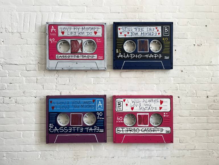 Original Street Art Music Painting by Frank Willems