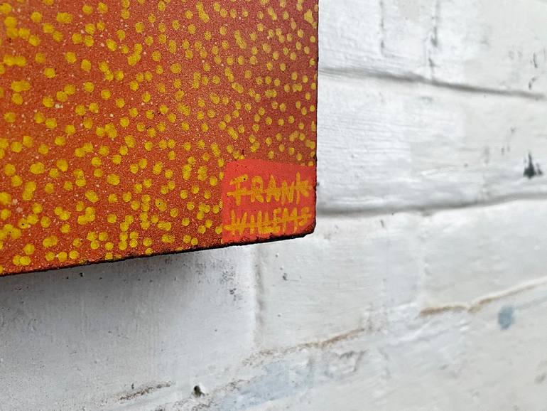 Original Street Art Floral Painting by Frank Willems