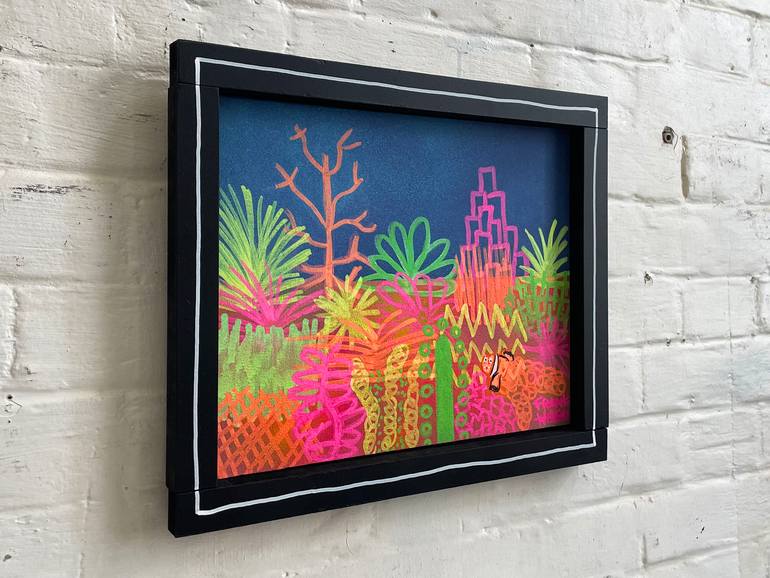 Original Street Art Seascape Painting by Frank Willems