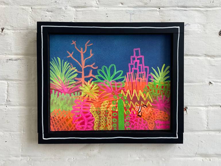 Original Street Art Seascape Painting by Frank Willems