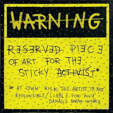 RESERVED PIECE OF ART FOR THE STICKY ACTIVIST thumb
