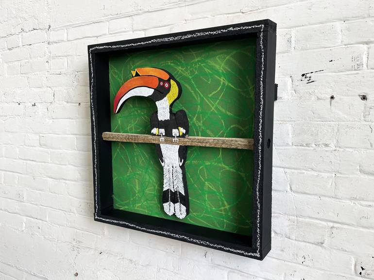 Original Street Art Animal Painting by Frank Willems