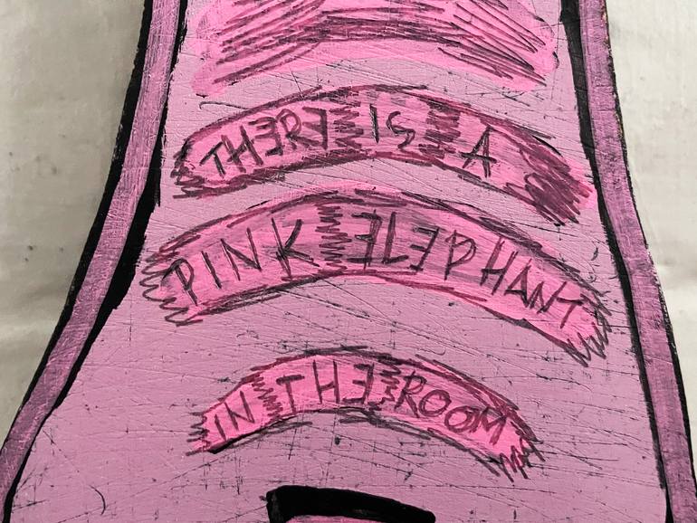 Original Street Art Humor Painting by Frank Willems