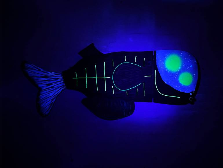 Original Street Art Animal Painting by Frank Willems