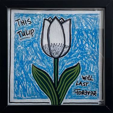 Original Pop Art Floral Printmaking by Frank Willems