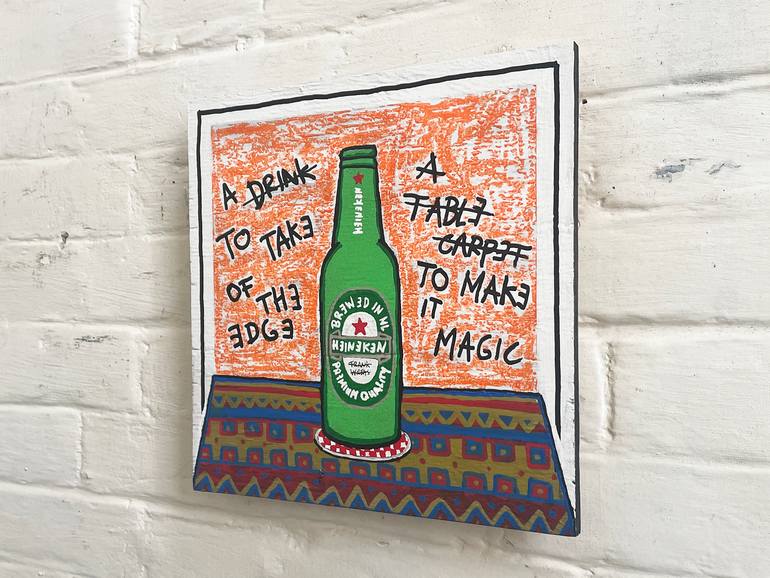 Original Pop Art Food & Drink Painting by Frank Willems