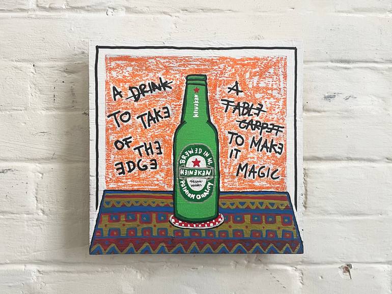 Original Pop Art Food & Drink Painting by Frank Willems