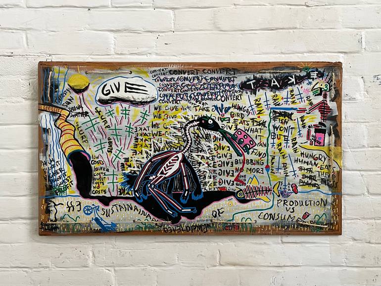 Original Expressionism Nature Painting by Frank Willems